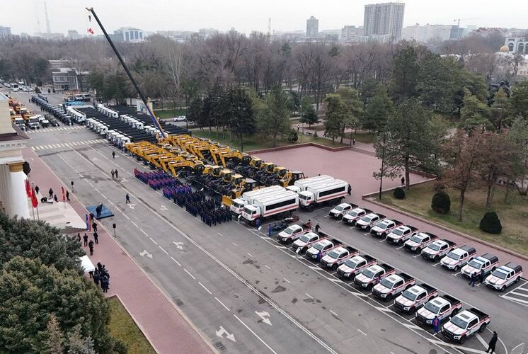 Министерство чрезвычайных ситуаций получило 116 единиц спецтехники